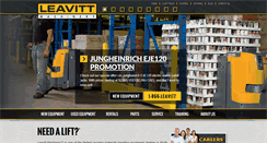 Desktop Screenshot of leavittmachinery.com